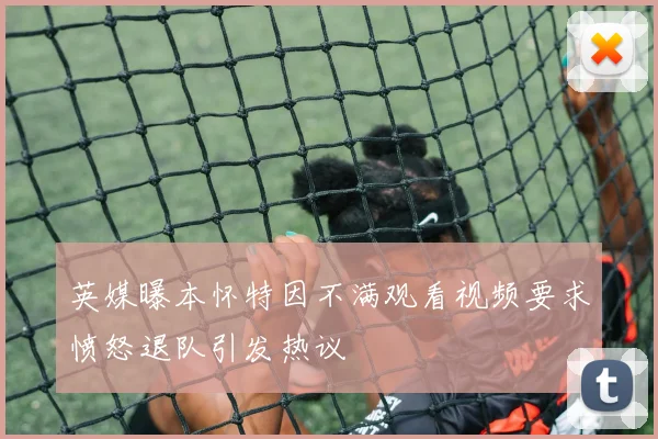 英媒曝本怀特因不满观看视频要求愤怒退队引发热议
